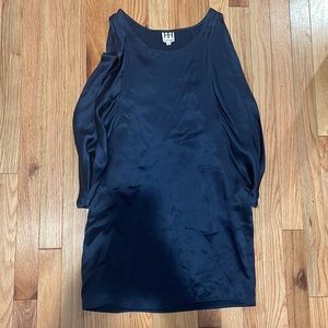 Haute Hippie navy blue mini cocktail dress